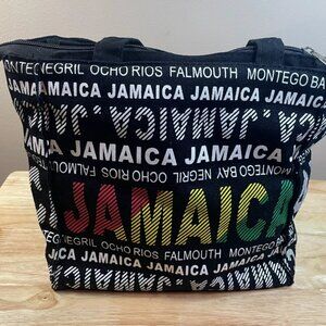 Robin Ruth Jamaica Tote Bag Canvas Souvenir Montego Bay Negril Ocho Rios Rasta